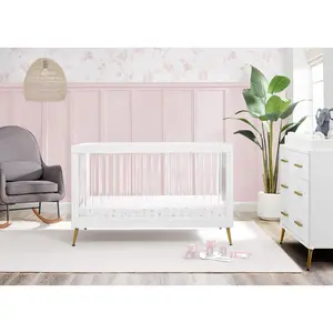 Sloane 4-in-1 Acrylic Convertible Crib