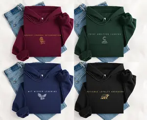 Wizarding School House Hoodie Sweatshirt, HP House Hoodie Sweater, Universal Vacation Hoodie Sweatshirt, Wizard Alumni Hoodie Sweatshirt