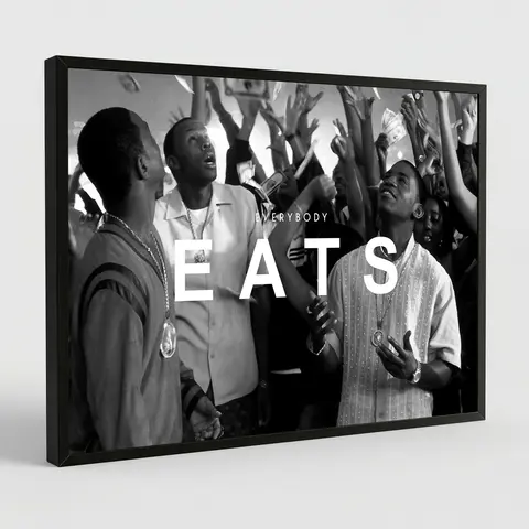 Paid in Full Everybody Eats Poster Movie Poster Cult Classic Film Wall Art Hypebeast Wall Art for Bathroom, Restroom, Nursery, Kids Room