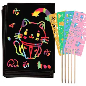 Scratch Paper Art Set  Art Drawing Supplies