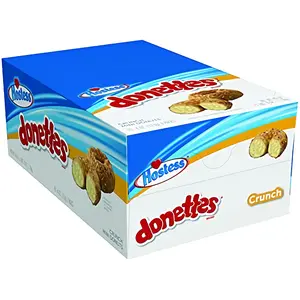 Hostess Crunch Donette Donuts Single Serve,10 count (Pack of 6)
