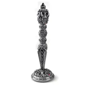 Wand Dice Set (7-in-1) for RPGs | Numbers Inspired by the Eight Trigrams | Precision-Balanced and Fair | Crafted from Premium Zinc Alloy dice roller Chrome Durable Magic Art Arcane