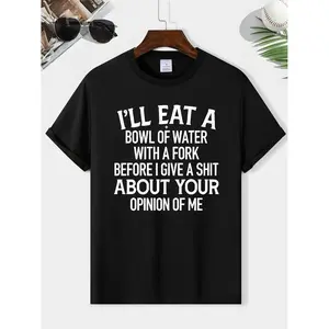 Unisex Cotton Casual Short Sleeve Rinse Neck Vintage T-Shirt graphic tee outfit meme funny men male blue everyday clothing