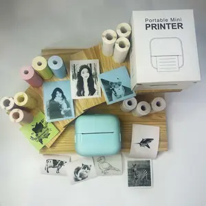 X18 Mini Portable Thermal Bluetooth-compatible Pocket Printer Set, Print Photos Labels To-Do Lists, USB PD Charging, Lithium Ion Batteries Included