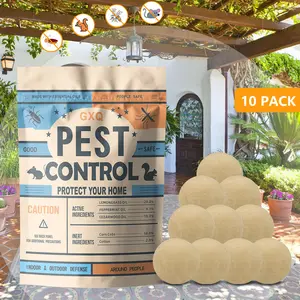 10 packs of natural rat repellent balls - Rat repellent agent - Made from peppermint essential oil, safe for both humans and pets. Rat prevention.