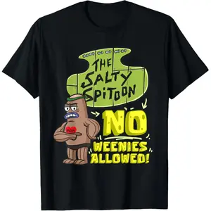 SpongeBob - Salty Spittoon No Children Allowed SpongeBob Fitness T-Shirt Unisex
