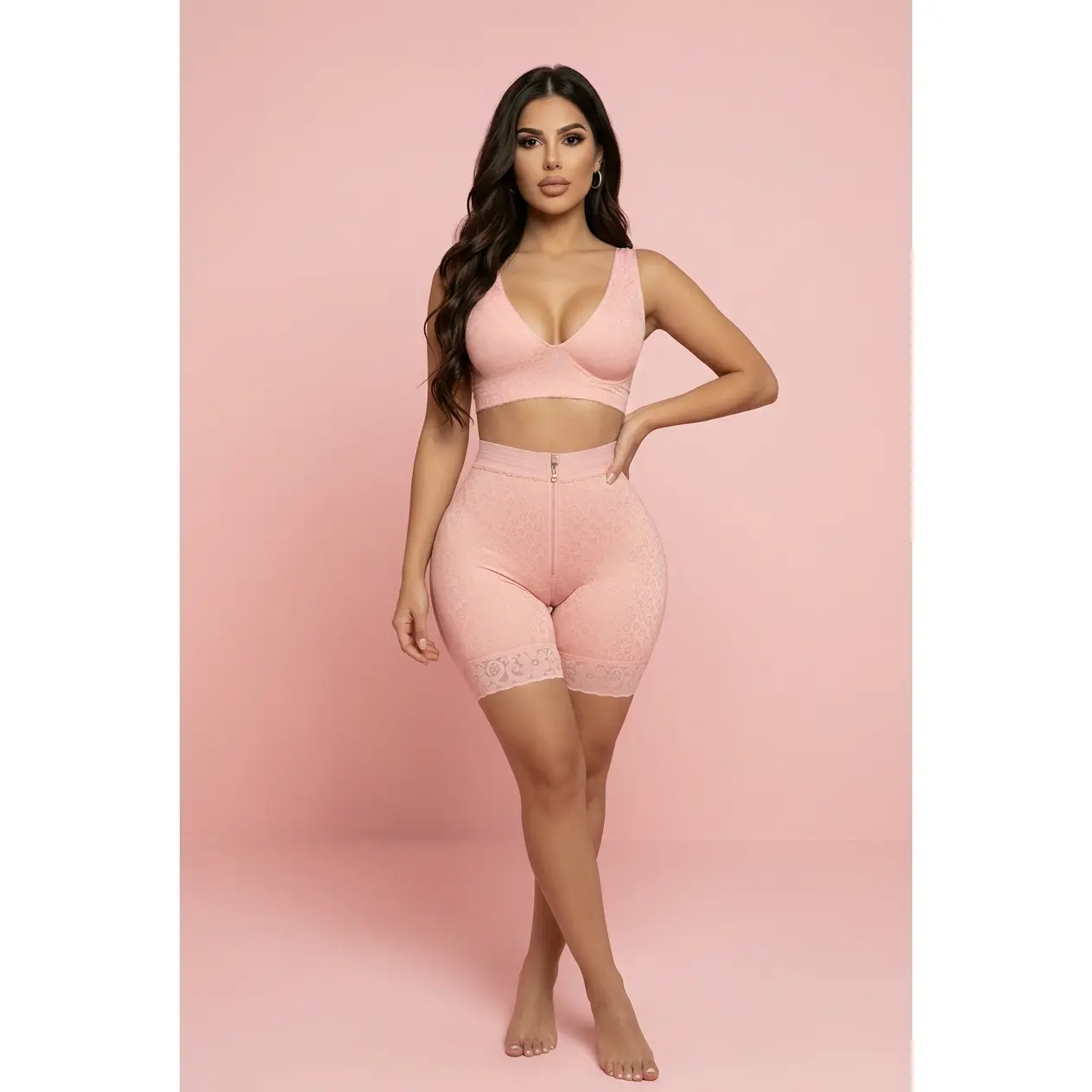 Sweet Heart Shaper (faja) Shorts - Pink