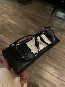 Black warrior Series Blue Light Blocking Glasses Eyeglass Frame for Women Men Protection Computer Gaming Glasses Lightweight Red Frame Oversized Non Prescription Small Face Square Reduce Eye Fatigue On Computers TVs Phones