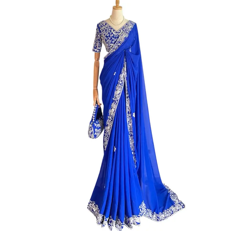 The Heavy Handwork Saree