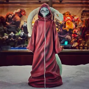 Naruto Shippuden Haku Mode Medic Naruto Anime Figure, Transparent Snake Effect, Robe Weathered Paint, High Detail Glasses & Face, Limited Edition