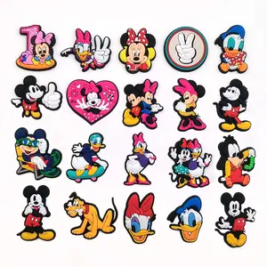 Disney Mickey and Minnie Shoe Decorations Set of 20 Classic Characters Fun Designs for Kids Easy Apply Party Playdate Wear