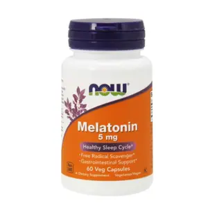 Melatonin 5mg - 60 Veg Capsules (NOW Foods)