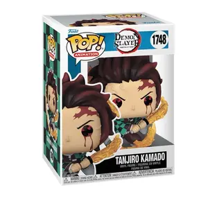 Funko Pop! Tanjiro Kamado #1748 (Demon Slayer) - Vinyl Figure -Anime Fan - Collectible Figurine