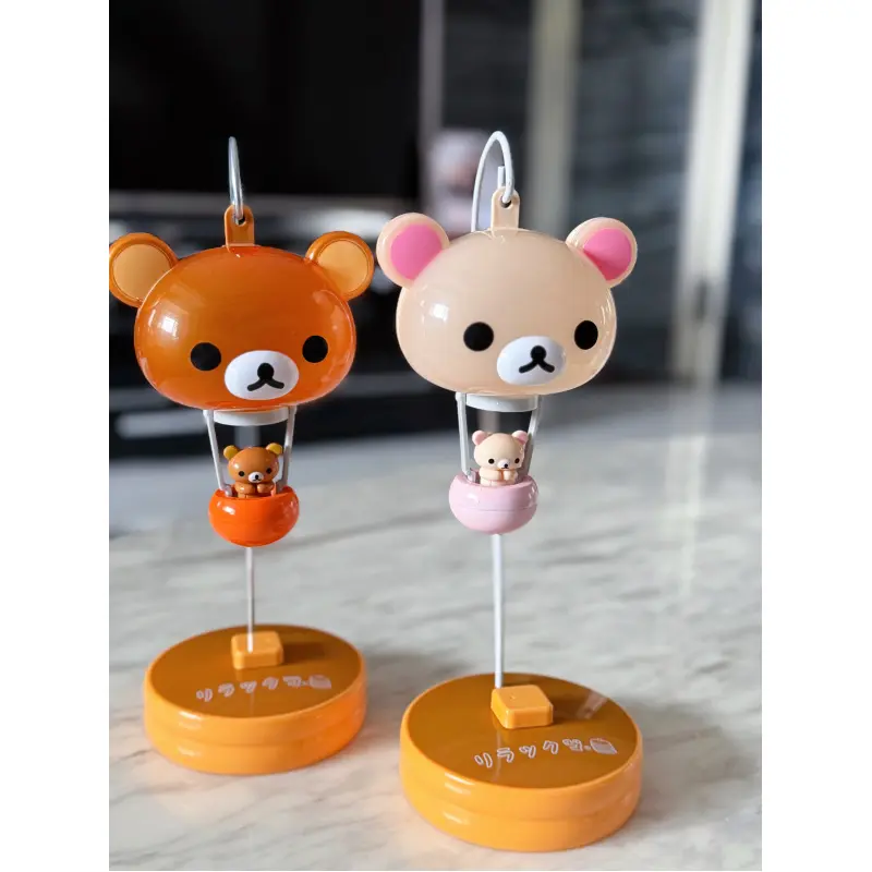Selected Sanx Forest Style New Rilakkuma Balloon Lamp Japanese Cute Desktop Night Light Cute Japanese Lamp (Includes AAA Batteries and Screwdriver) Lighted, Indoor Decorative Light, Whimsical Room Decor
