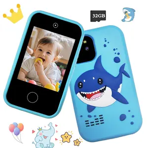 Multiple Style Designs Star Kids Smart Digital Phone Toy, 2.8-Inch HD Touch Screen, Included Educational Games, Dual Cameras & Music Player, Perfect Christmas Birthday Gift for 3-12 Year Old Boys & Girls