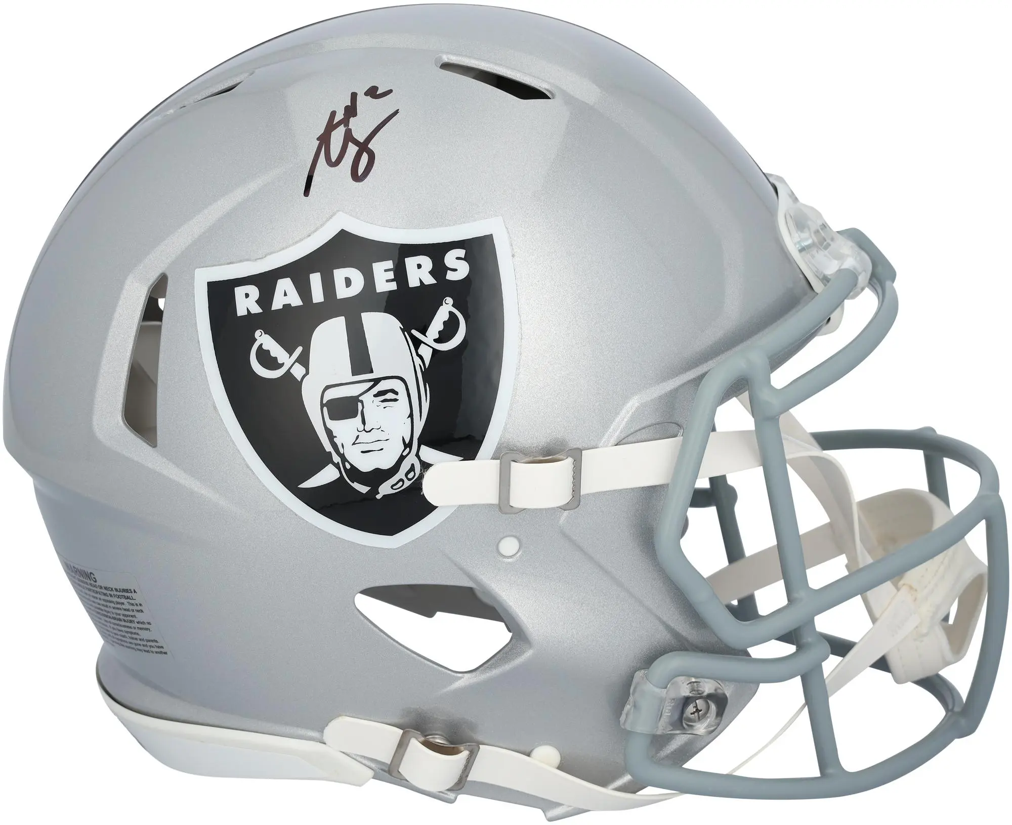 Ashton Jeanty Las Vegas Raiders Autographed Riddell Speed Authentic Helmet - Fanatics Authentic Certified