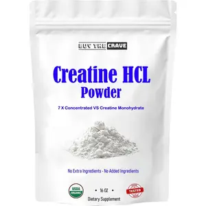 Creatine HCL Powder (16 oz), 1 Ingredient, Energy Production, Athletic Performance, 604 Servings No bloating, Fast absorption, High solubility, Enhanced strength & endurance