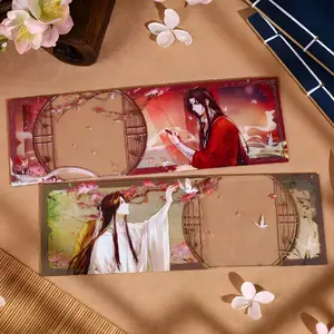 TGCF Dual Matching Bookmark Set, Two Pieces That Complete One Scene, Aesthetic Illustration Bookmarks, When Put Together the Picture Feels Whole, Soft Romantic Chinese Fantasy Style, Collectible Gift for TGCF Fans