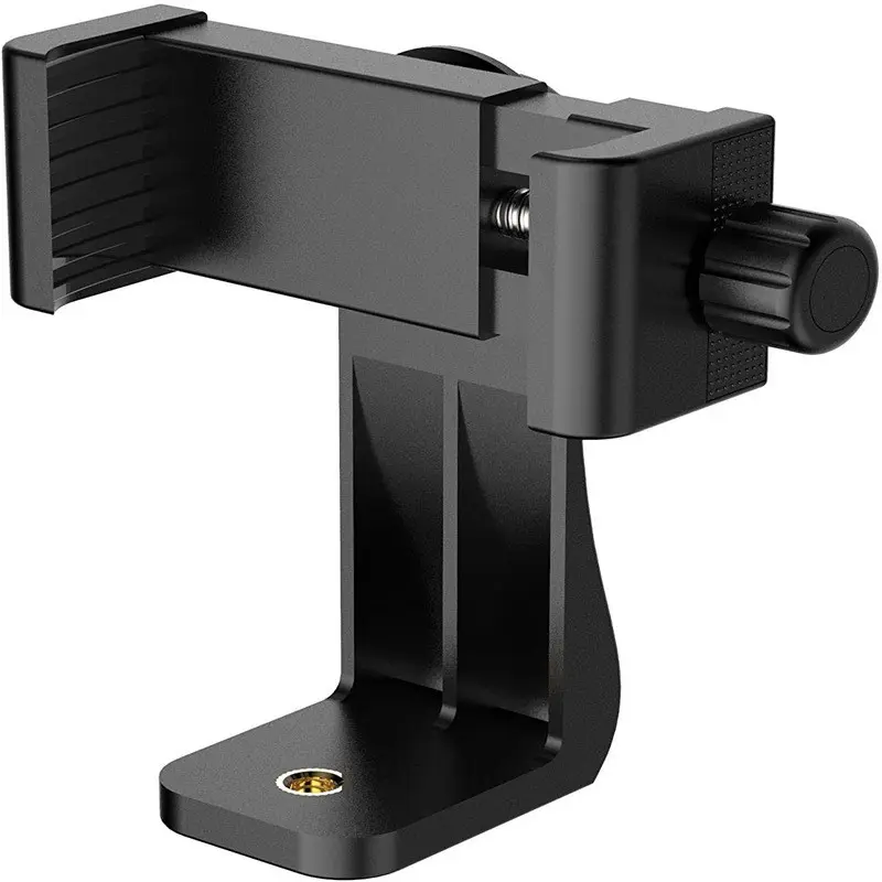 New Screw-Adjustable Phone Holder for 5.5-10.5-inch Smartphones Universal Tripod Mounting Adapter for Phones