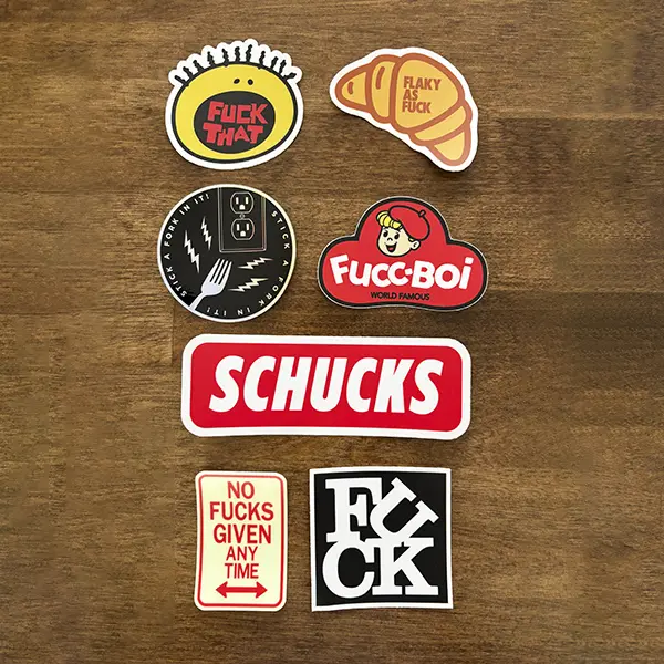 Try Dying Sticker Pack - Hard Hat Decals | Die-Cut Stickers for Laptop Water Bottle Snowboard Skis