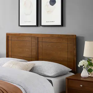 Modway Archie Full Wood Headboard in Walnut
