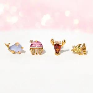 Deep Blue Sea Stud Set