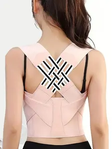 Women's Shapewear Top, Adjustable Cross Back Support Belt, Waist and Shoulder Support, Office Essential, Relieves Upper and Lower Back Pain, Back Pain Relief Products