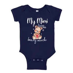 Mimi Newborn Clothes, My Mimi Loves Me Beary Much Baby Bodysuit One Piece, Mimi Toddler Shirt, Loved By Mimi, Mimi Newborn Gift, Mimi Infant