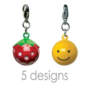 Klippo 3D Dog/Cat Bell Charms - to "Klip" onto Klippo's Pet Clothes or Collars