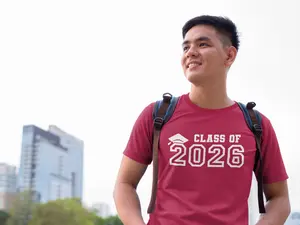 Class of 2026 Graduation T-Shirt – White Design