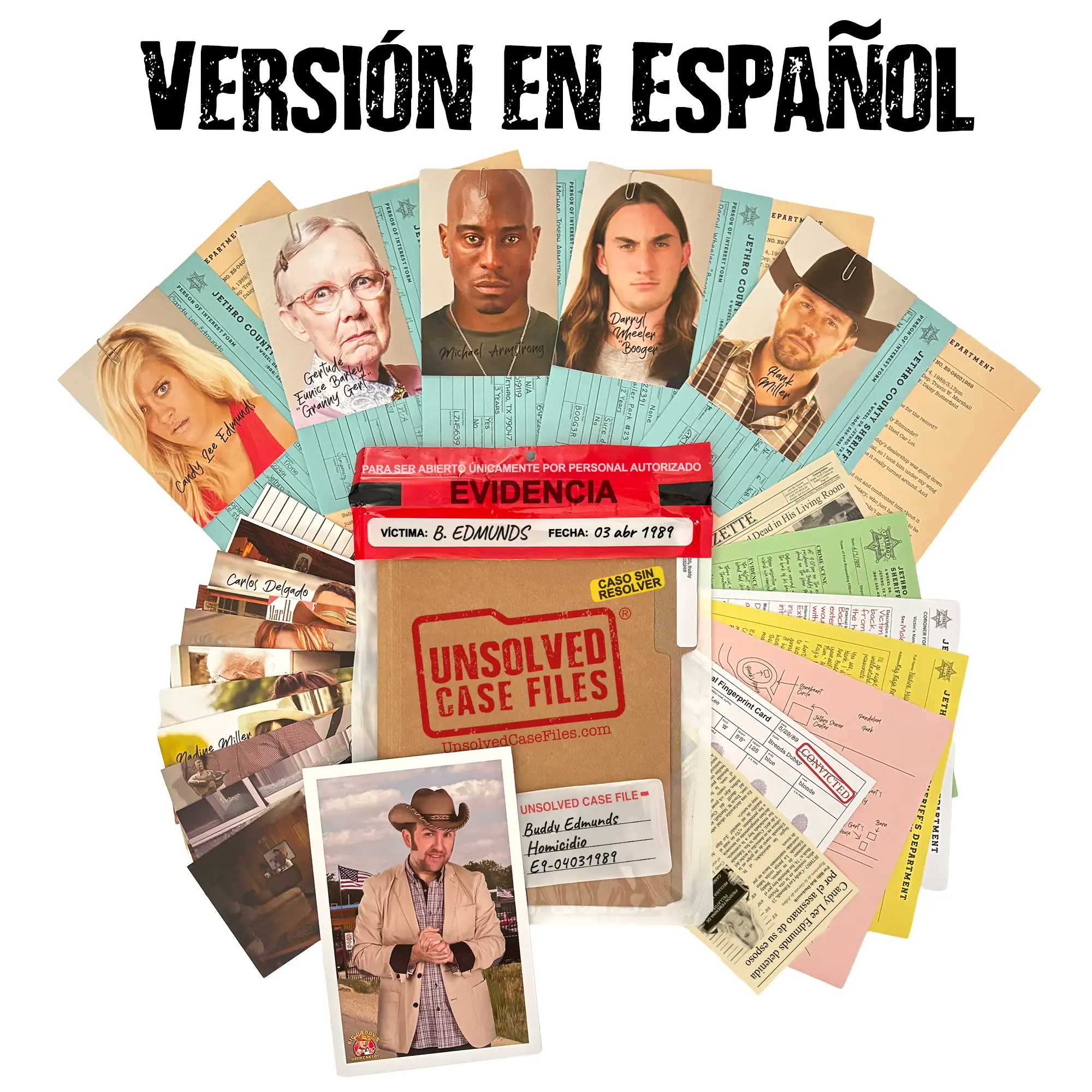 El Juego de Casos de Asesinatos sin Resolver: ¿Quién asesinó a Buddy Edmunds? ¿Puedes Resolver el Crimen? | Unsolved Case Files