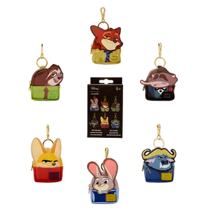 Disney Zootopia Blind Box Mini Backpack Keychain Charm