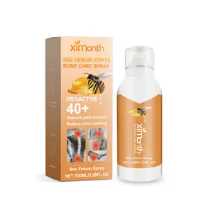 Ximonth Bee Venom Joint Repair Spray Relieves Lumbar Knee Joint Pain Discomfort Physical Health Care Healthcare Therapy Solution Treatment Therapeutic Bathroom Wellness Fitness saltair body patrick ta  major  glow vitiligo bee venom cream soothe skin