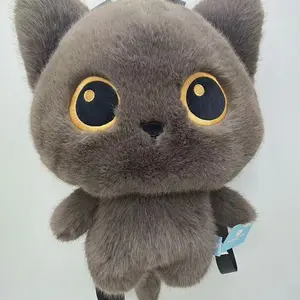 Cute Three-Color Cat Plush Backpack, Cat Stuffed Animal Shoulder Bag, Soft Birthday Gift for Kids Girls, Outing Present