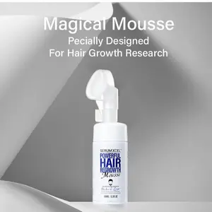 SerumXcel Hair Revival Mousse/DHT Care Botanical Ingredients / Rich Mousse Foam / No Parabens / No Sulfates / Non-Oily Formula / Enriched with Watercress Extract / Rehmannia Root Extract hair  growth  liquid  film
