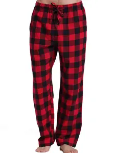 CYZ Men's 100% Cotton Super Soft Flannel Plaid Pajama Pants-CrocodileStripe