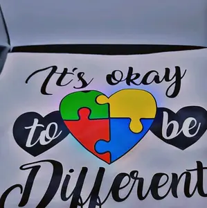 Unisex Tee - It's ok to be different! Autism Awareness t-shirt size Medium