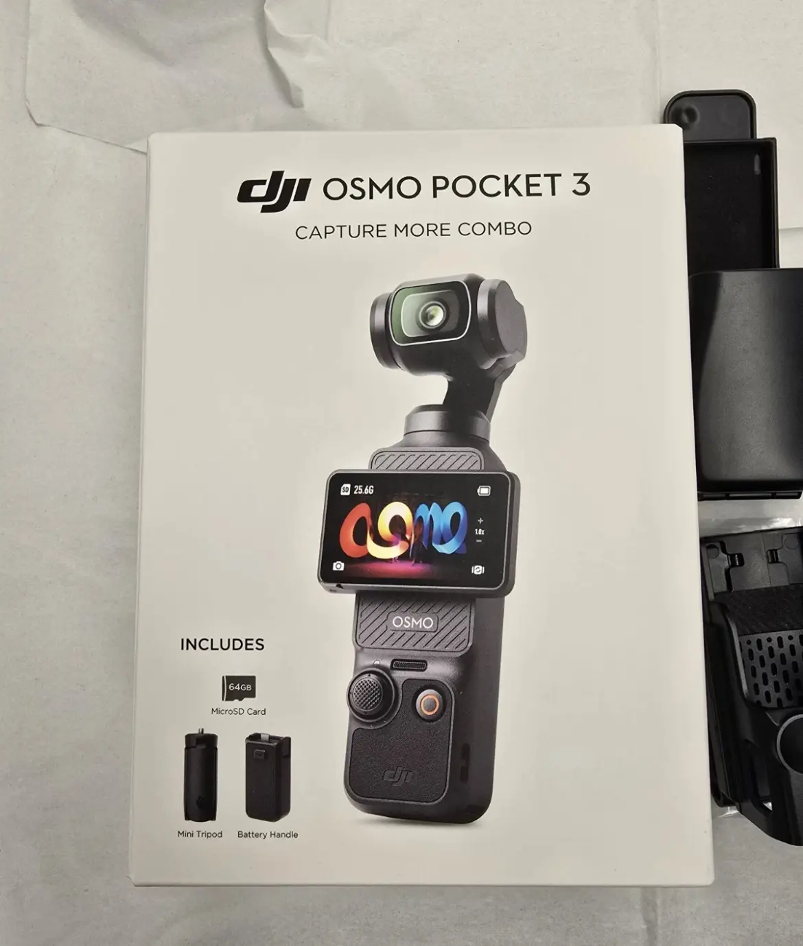 Original DJI Osmo Pocket 3 Creator Combo 4K Action Camera 3-Axis Gimbal