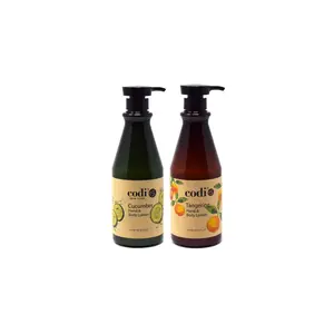 Codi Hand & Body Lotion, Cucumber & Tangerine Scent, Gentle Korean Moisturizer for Smooth Skin and Deep Moisture, Daily Body Care for All Skin Types, 750ml