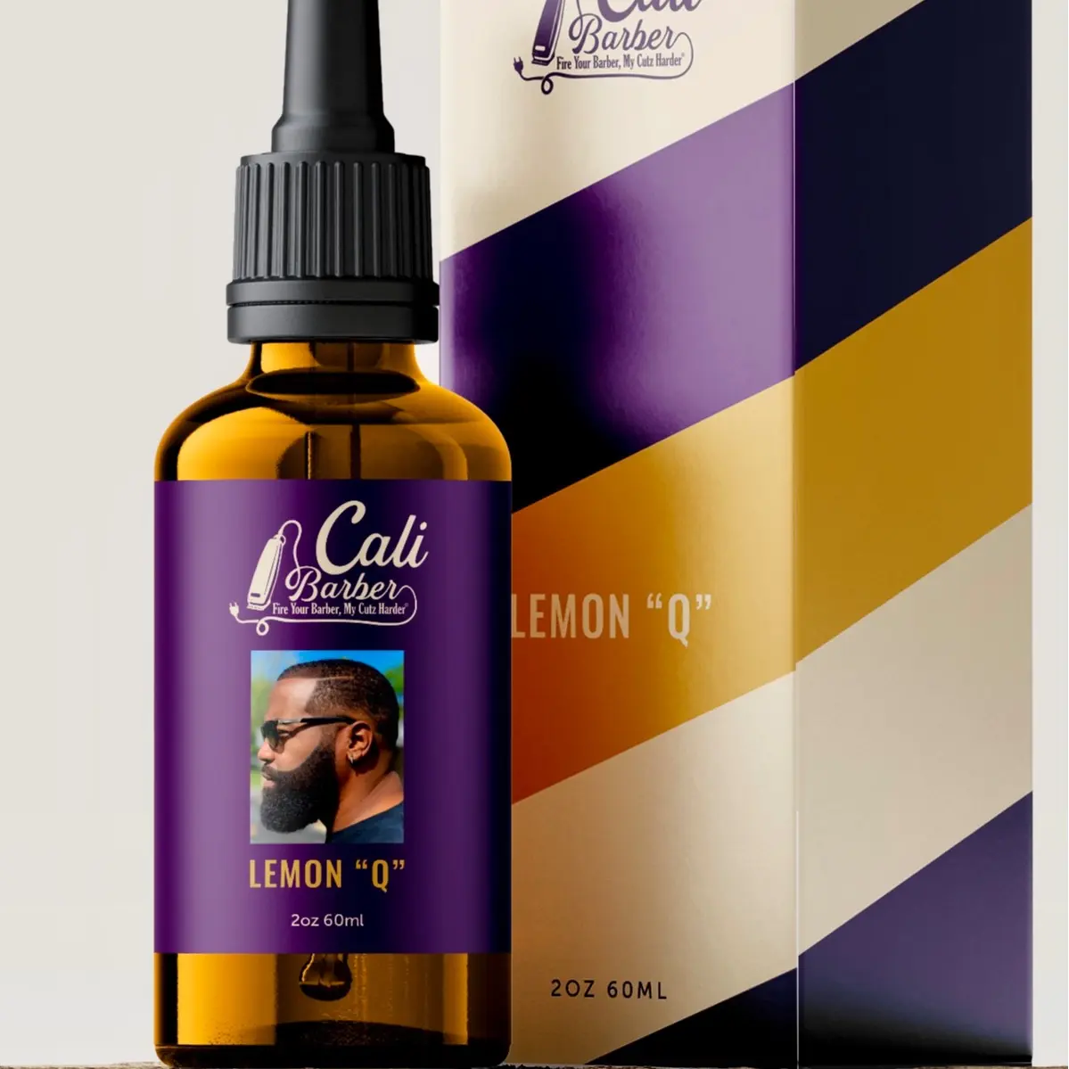 Lemon Q – Beards • Braids • Locs (2oz)  Essential Oils for Hair Maintenance Thickness & Shine - Natural Hair Care Solution for All Types