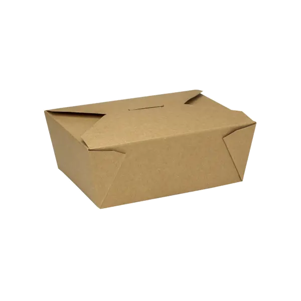 [300 ct] Paper Take-Out Boxes | #8 | 48 oz | Kraft