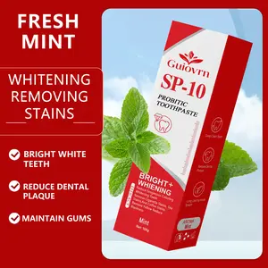 SP-10 Probiotic Toothpaste for Fresh Breath - Whitening Formula, Stain Removal, Gentle Mint Cleanse, Daily Dental Hygiene Essential refreshing  toothpaste