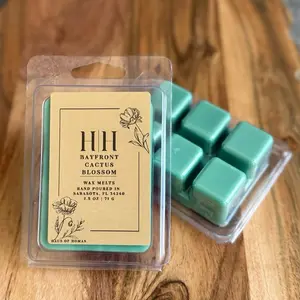 H|H Bayfront Cactus Blossom 2.5oz 71g Scented Wax Cubes for Home Fragrance Hand Poured in Sarasota,FL