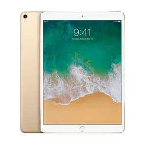 Refurbished Apple iPad Pro 10.5" 64GB Wi-Fi Gold 2017 with Retina Display & Accessory Charger Block and Cable
