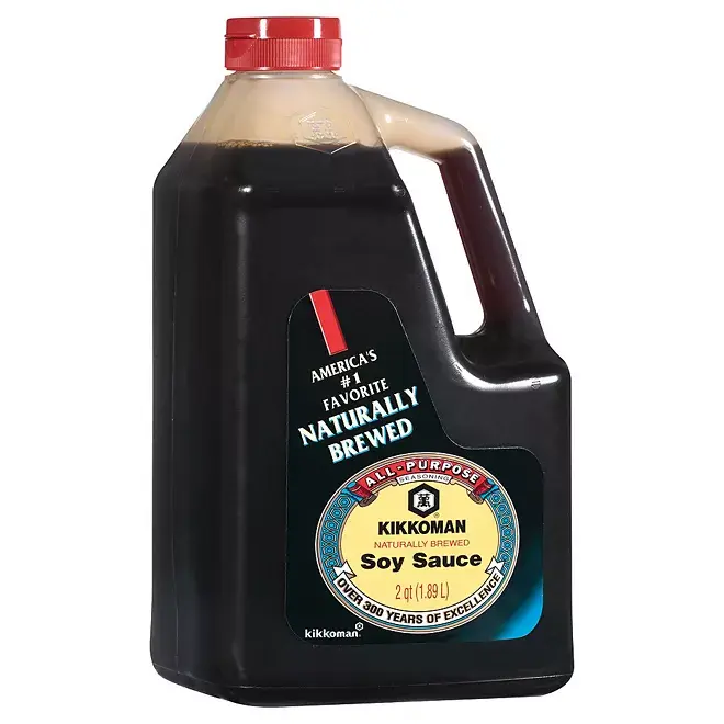 Kikkoman Ambient Soy Sauce, 64 oz - Asian Japanese Condiment for Flavorful Dipping