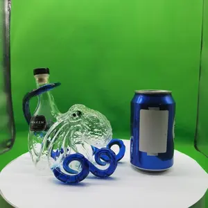 Handmade High Borosilicate Glass Octopus Wine Bottle, Creative Bar Decor, Whiskey, Brandy, Xo, Tequila Dispenser, 1pc 2026 New Model