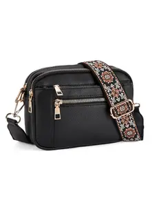 Women's Elegant Crossbody Bag, Fashionable Pu Leather Shoulder Bag with Adjustable Strap, Casual Trendy Versatile High-quality Daily Commuting Bag