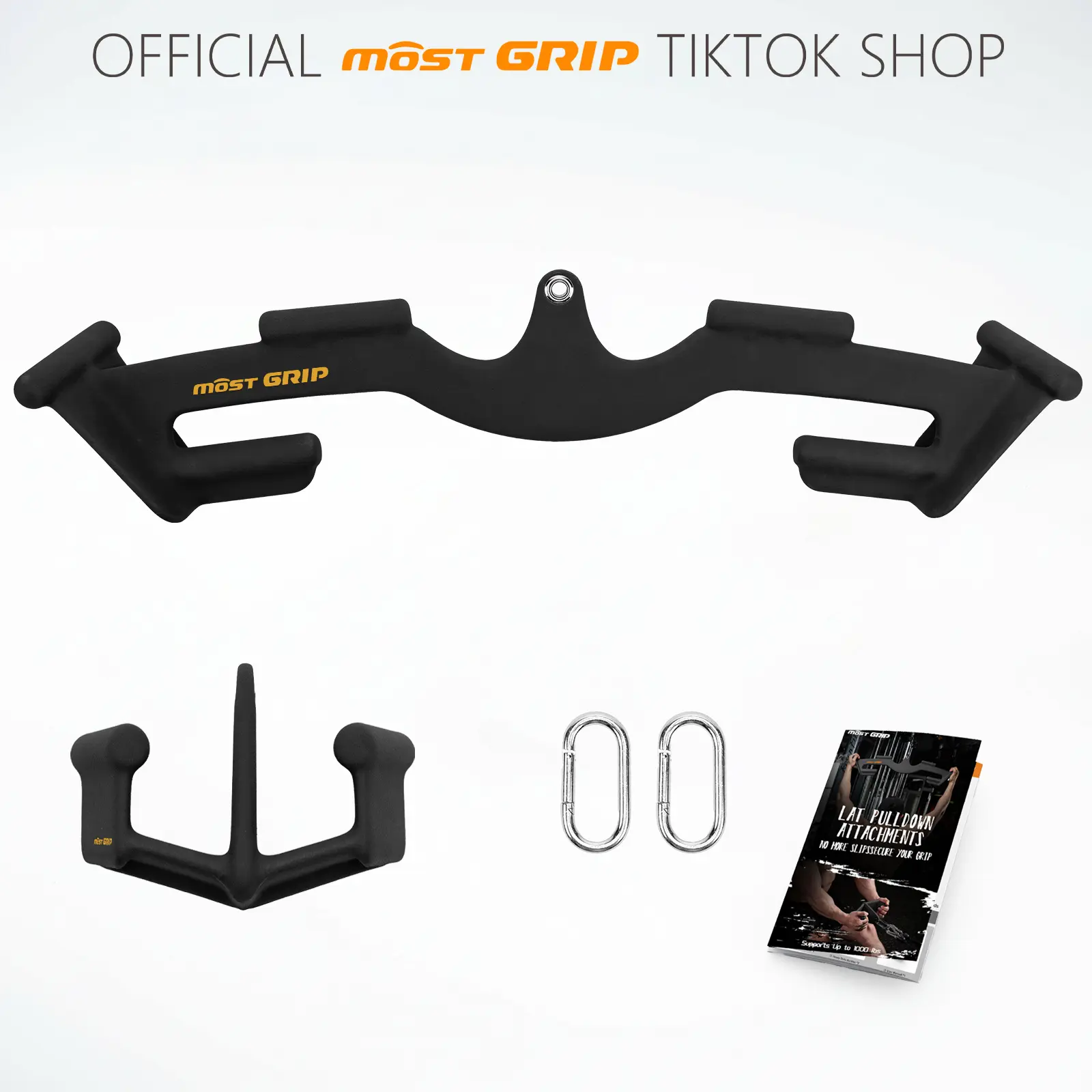 Lat Pulldown Bar Set V2 Black