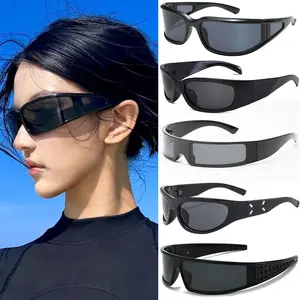 5Pcs Headband Sunglasses Hair Clip Glasses Unisex Cool Streetwear UV400 Protection Windproof Shades for Hot Girls