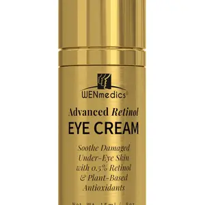 Revitalize Your Eyes with WENmedics Advance Retinol Eye Cream - The Ultimate Anti-Aging Solution for Wrinkles, Crows Feet, Dark Circles, and Puffy Eyes -Tighten & Rejuvenate Under Eye Skin Hyaluronic